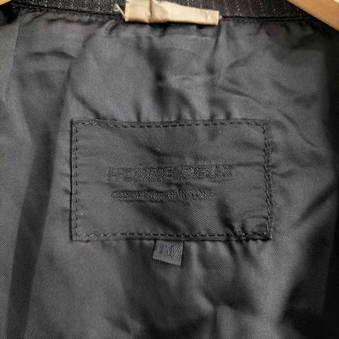 コムデギャルソンオムドゥ COMME des GARCONS HOMME DEUX AD2016 17SS ポリ ストライプ 2B カバーオールデザイン テーラードジャケット メンズ JPN:M