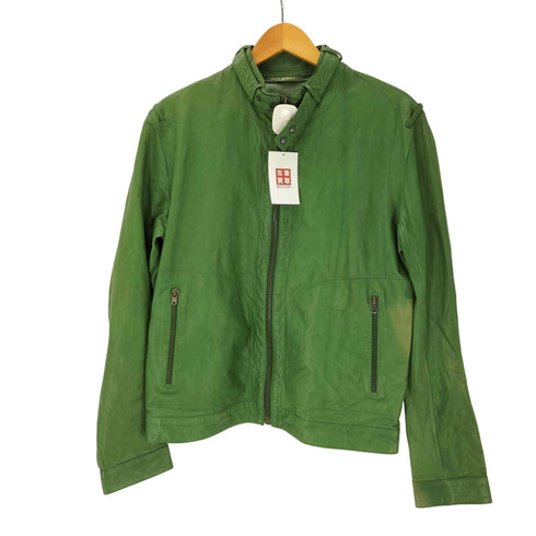 QUAI DE VALMY ririジップ フランス製 山羊革 ゴートレザー シングル ライダース ジャケット メンズ FR:48