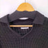 ザラ ZARA 透かし編みニットポロシャツ メンズ import:M