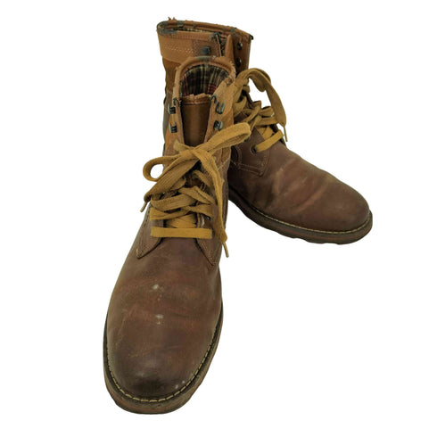 クラークス Clarks 裏地チェック レースアップシューズ メンズ UK:7.5G