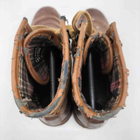 クラークス Clarks 裏地チェック レースアップシューズ メンズ UK:7.5G