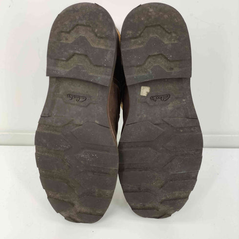 クラークス Clarks 裏地チェック レースアップシューズ メンズ UK:7.5G