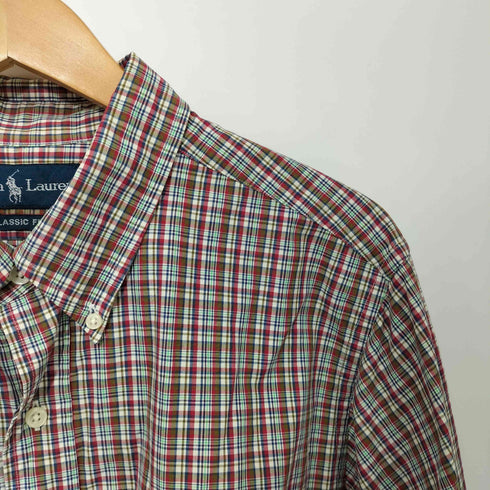 ブラックレーベルクレストブリッジ BLACK LABEL CRESTBRIDGE フロントポケット ボタンダウン S/S シャツ メンズ import:M