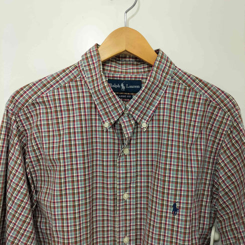 ブラックレーベルクレストブリッジ BLACK LABEL CRESTBRIDGE フロントポケット ボタンダウン S/S シャツ メンズ import:M