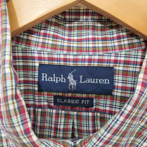 ブラックレーベルクレストブリッジ BLACK LABEL CRESTBRIDGE フロントポケット ボタンダウン S/S シャツ メンズ import:M