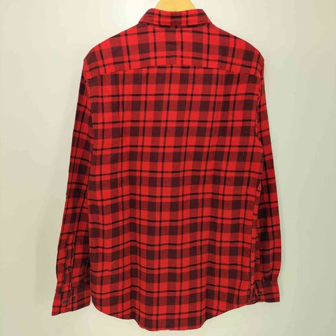 トミーヒルフィガー TOMMY HILFIGER REGULAR FIT ロゴ刺繍 ボタンダウン L/S チェックシャツ メンズ import:M