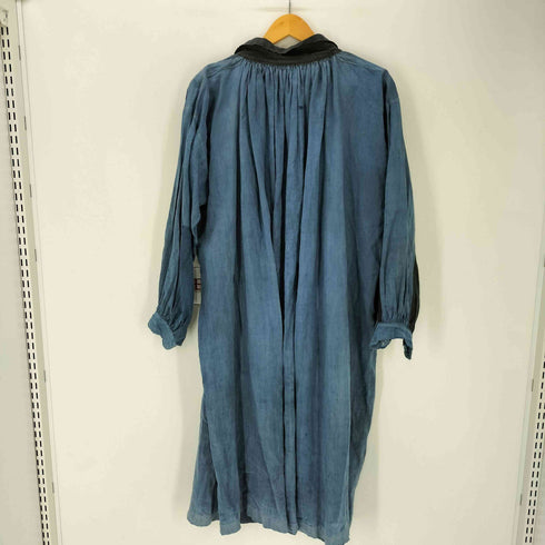 30S French Antique Biaude Smock フレンチ アンティーク ビヨード マキニョン スモック フルオープン メンズ