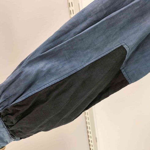30S French Antique Biaude Smock フレンチ アンティーク ビヨード マキニョン スモック フルオープン メンズ