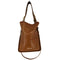 バレンシアガ BALENCIAGA Extra Supple Calfskin Crocodile Embossed Small Tool 2.0 North-South Tote Camel レディース