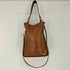 バレンシアガ BALENCIAGA Extra Supple Calfskin Crocodile Embossed Small Tool 2.0 North-South Tote Camel レディース