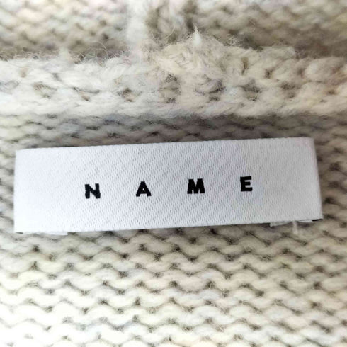 ネーム Name. 25AW ZIP UP KNIT HOODIE メンズ 1