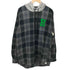 トミーヒルフィガー TOMMY HILFIGER REGULAR FIT ロゴワッペン フーディ チェック シャツ メンズ import:M