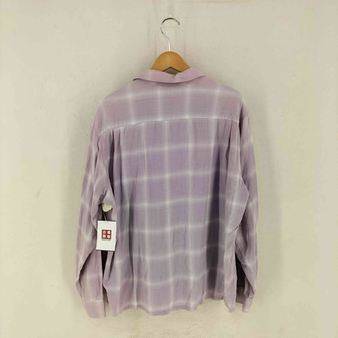 ペニーズタウンクラフト PENNEYS TOWNCRAFT 60S 船タグ オンブレチェック レーヨン オープンカラーシャツ メンズ import:XL