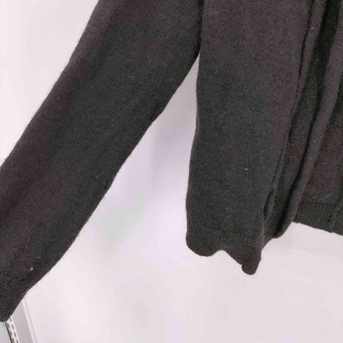 ワイズ Ys 03AW LAINE WOOL 羊毛 インサイドアウト ボタンレス カーブ デザイン ウール カーディガン レディース JPN:3