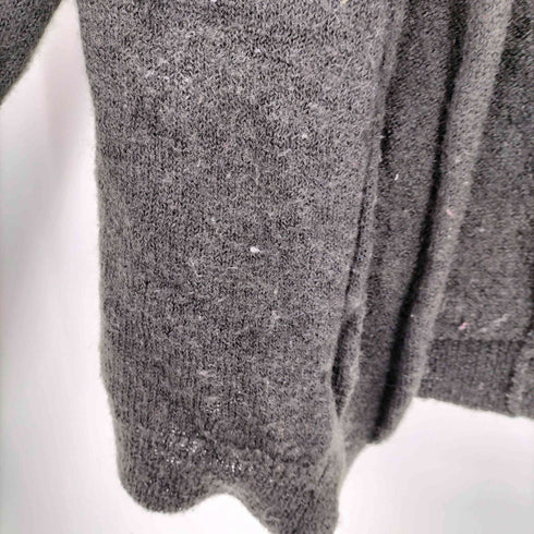 ワイズ Ys 03AW LAINE WOOL 羊毛 インサイドアウト ボタンレス カーブ デザイン ウール カーディガン レディース JPN:3
