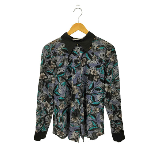 Sunshine boutique フラワーデザイン シアー長袖シャツ elegance レディース