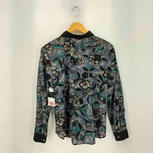 Sunshine boutique フラワーデザイン シアー長袖シャツ elegance レディース