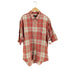 ランズエンド LANDS END 90S チェック柄 ボタンダウン 半袖 シャツ メンズ import:XL