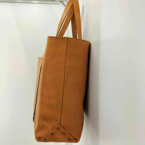 STANLEY & SONS ハンドメイド ビッグ レザー トート バッグ メンズ