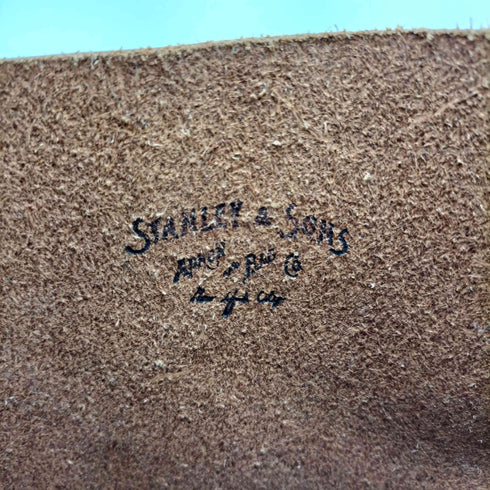 STANLEY & SONS ハンドメイド ビッグ レザー トート バッグ メンズ