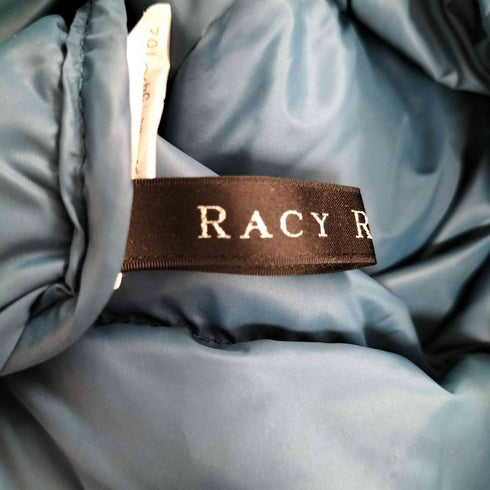 RACY RADIANT スタンドカラー バッフル ダウンコート レディース MR
