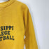 50S MISSISSIPPI COLLEGE BASKETBALL 前Vガゼット 4本針縫製 ロングリブ ボロ 襤褸 カレッジ プリント スウェット メンズ