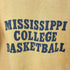 50S MISSISSIPPI COLLEGE BASKETBALL 前Vガゼット 4本針縫製 ロングリブ ボロ 襤褸 カレッジ プリント スウェット メンズ