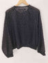 ザラ ZARA コントラストフリンジジャケット レディース import:L