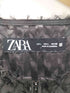 ザラ ZARA コントラストフリンジジャケット レディース import:L