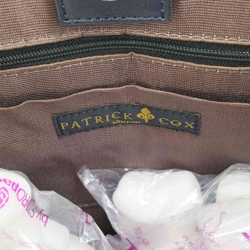 パトリックコックス PATRICK COX レザー PVC 総柄 ハンドバッグ レディース