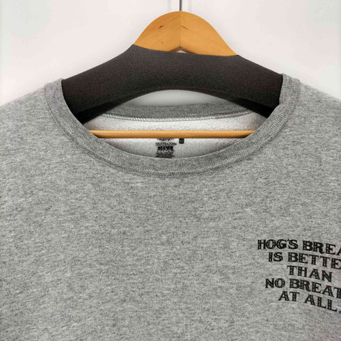 フルーツオブザルーム FRUIT OF THE LOOM 90S ショップロゴクルーネックスウェット メンズ import:XL