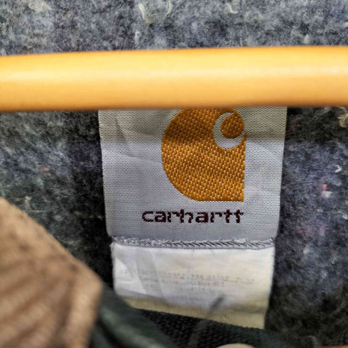 カーハート Carhartt USA製 企業ワッペン 裏地ブランケット チョアコート メンズ