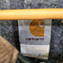 カーハート Carhartt USA製 企業ワッペン 裏地ブランケット チョアコート メンズ