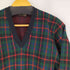 ANSETT MADE IN Australia チェック Vネック ウールニット メンズ 14