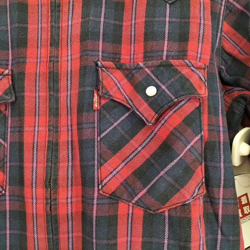 リーバイスレッド Levis RED チェック シャツジャケット メンズ JPN:L