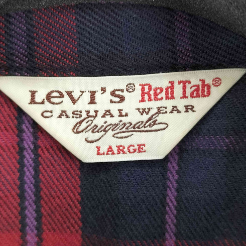 リーバイスレッド Levis RED チェック シャツジャケット メンズ JPN:L