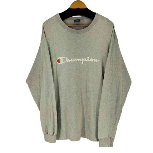 チャンピオン Champion コットン ロゴプリント L/S Tシャツ メンズ L