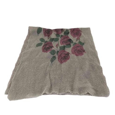 アンダーカバー UNDERCOVER 薔薇プリント ウール カシミヤ ストール メンズ