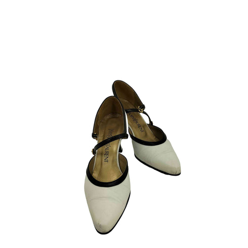 イヴサンローラン Yves Saint Laurent ベルト ヒール パンプス レディース 35