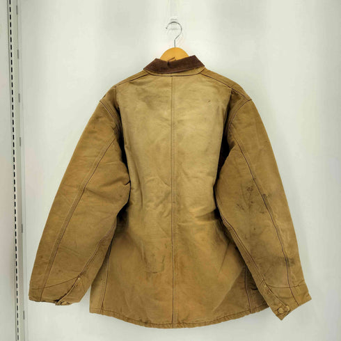カーハート Carhartt 96年 3月製造 襟コーデュロイ ダック地 裏地ブランケットミシガンチョアコート メンズ 46 TAIL