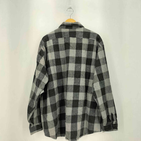 ファイブブラザー FIVE BROTHER 70-80s USA製 三角タグ BIG SIZE フランネルチェック 長袖シャツ メンズ 3XL