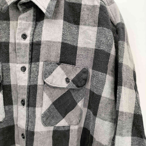 ファイブブラザー FIVE BROTHER 70-80s USA製 三角タグ BIG SIZE フランネルチェック 長袖シャツ メンズ 3XL