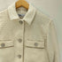 ザラ ZARA ビジュー ツイード ジャケット レディース import:XS
