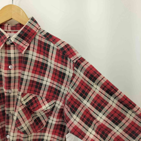 オシュコシュ OSHKOSH 90-00s フラップポケット フランネルシャツ メンズ