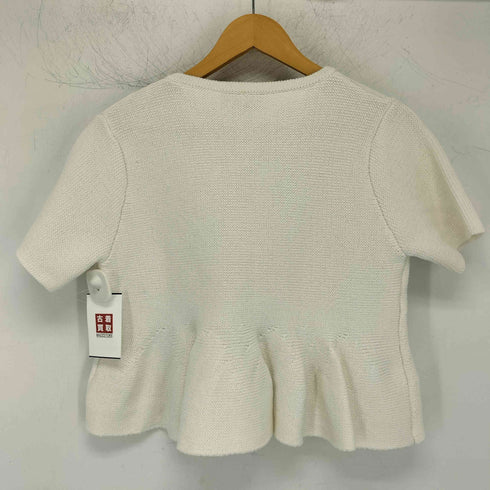 ザラ ZARA ぺプラムニットジャケット レディース import:S