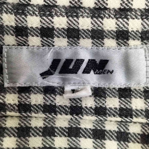 ジュンメン JUN MEN 90S ギンガムチェック レギュラーカラーシャツ メンズ JPN:L