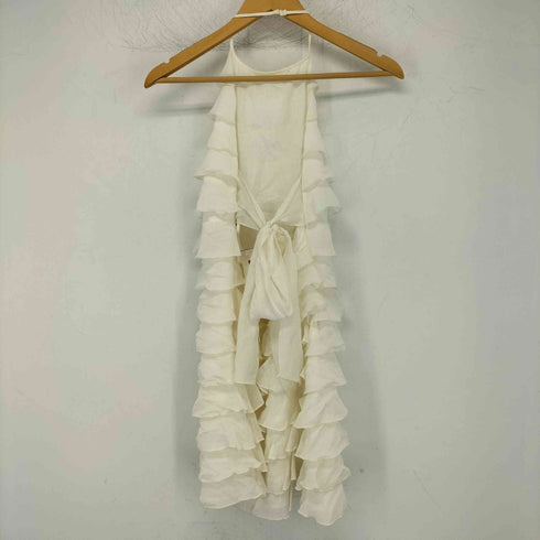 ザラ ZARA フリル ホルターネック ワンピース レディース import:XS