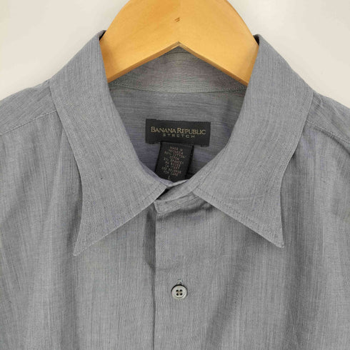 バナナリパブリック BANANA REPUBLIC 00S STRETCH レギュラーカラーシャツ メンズ import:L
