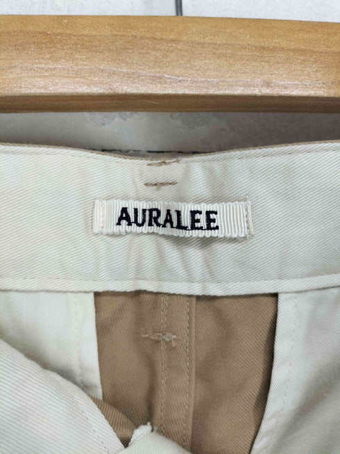 オーラリー AURALEE 25SS WASHED FINX CHINO ONE-TUCK PANTS メンズ O