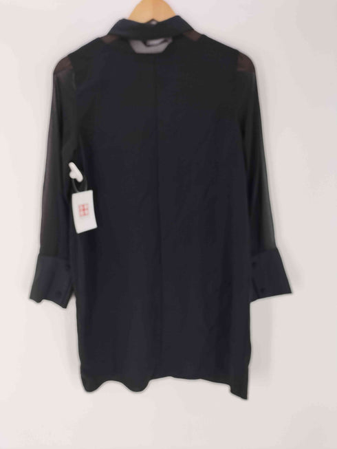 ザラ ZARA MIXED SEMI-SHEER MINI DRESS レディース import:XS